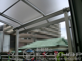 のバルコニー・ベランダ屋根 プレシオステラス R型 屋根タイプ 単体 積雪〜20cm対応 施工例