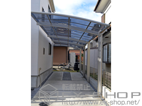 のカーポート レイナポートグラン 縦連棟　積雪〜20cm対応 施工例