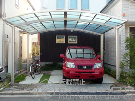 のカーポート レイナツインポートグラン　積雪〜20cm対応 施工例