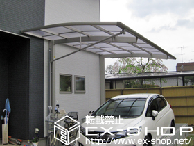 のカーポート レイナポートREグラン 前下がり　積雪〜20cm対応 施工例