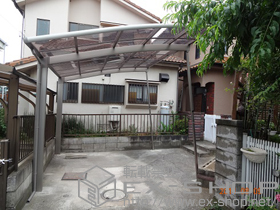 のカーポート カーブポートシグマIII 積雪〜20cm対応＋着脱式サポート(1本入り) 施工例