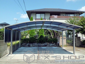 のカーポート レイナツインポートグラン　積雪〜20cm対応＋サイドパネル 施工例