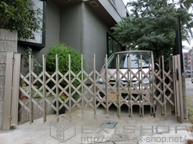 のカーゲート トリップゲート NC型 ノンキャスター 片開き  30S 施工例