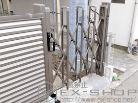 のカーゲート トリップゲート RB型 ノンレール 片開き 13S 施工例