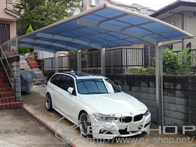 のカーポート プレシオスポート 縦連棟 積雪〜20cm対応 施工例