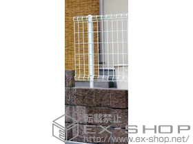 のフェンス・柵 ハイグリッドフェンスUF8型 フリーポールタイプ 施工例