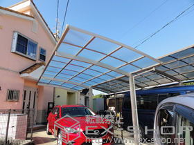 のカーポート レイナポートグラン 延長　積雪〜20cm対応 施工例