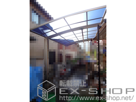 のカーポート プレシオスポート 積雪〜20cm対応+着脱式補助柱　2本入り 施工例