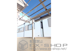 のバルコニー・ベランダ屋根 ライザーテラスII F型 屋根タイプ 単体 積雪〜20cm対応 施工例