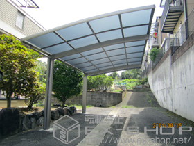 のカーポート カーブポートシグマIII 積雪〜20cm対応 施工例