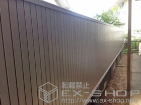 LIXIL リクシル(TOEX)のフェンス プレスタフェンス6型 アルミ多段柱施工 施工例