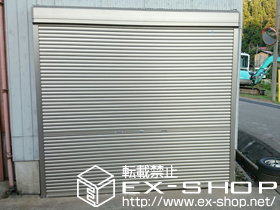 のガレージシャッター ガレージシャッタークワトロ 手動式 外部付タイプ 施工例