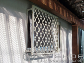 の面格子・窓格子 アルミ面格子 ヒシクロス 施工例