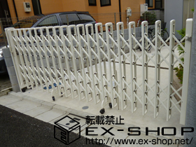 のカーゲート レイオス2型 ノンレール 片開き 37S 施工例