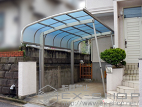 のカーポート レイナキャップポートグラン　積雪〜20cm対応＋着脱式サポート（2本入り） 施工例