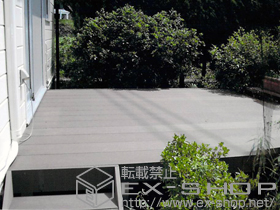 のウッドデッキ リウッドデッキ 200＋リウッドステップ5型 新Sタイプ(2段) 施工例