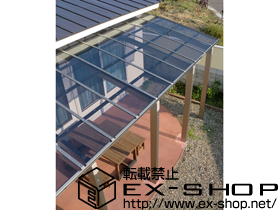 のカーポート ルーフポートシグマIII 1500 延長 標準後枠 積雪〜50cm対応 施工例