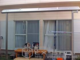 のテラス屋根 プレシオステラス R型 テラスタイプ 単体 積雪〜20cm対応 施工例