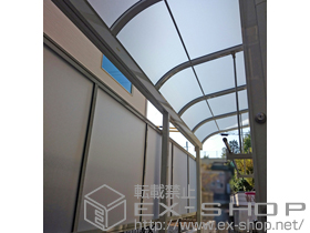 のテラス屋根 ライザーテラスII R型 テラスタイプ 単体 積雪〜20cm対応 施工例