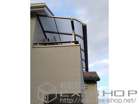 のバルコニー・ベランダ屋根 ライザーテラスII R型 屋根タイプ 単体 積雪〜20cm対応 施工例