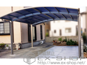 のカーポート プレシオスポート ワイド 積雪〜20cm対応 施工例