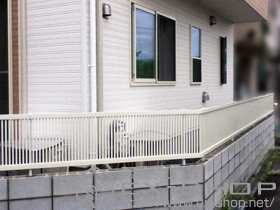 のフェンス・柵 ライシスフェンス2型 フリーポールタイプ 施工例