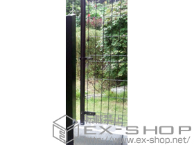 のフェンス・柵 イーネットフェンス1M型 間仕切り柱仕様 施工例