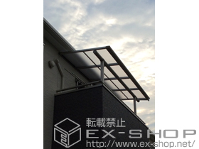 のバルコニー・ベランダ屋根 プレシオステラス F型 屋根タイプ 単体 積雪〜20cm対応 施工例