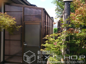 のストックヤード ストックヤードII 片側ドア付きタイプ 積雪50cm対応 施工例