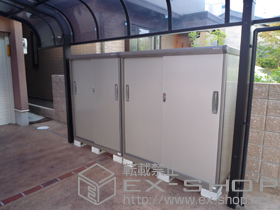 の物置・屋外倉庫 ナイソーシスター 一般型(KMX-157D ) 施工例