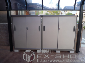 の物置・屋外倉庫 ナイソーシスター 一般型 （KMX-137DP） 施工例