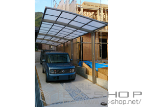 のカーポート カーブポートシグマIII 縦連棟 積雪〜20cm対応 施工例