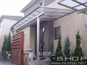 のテラス屋根 ヴェクターテラス F型 1500 テラスタイプ 単体　積雪〜50cm対応 施工例