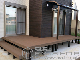 のテラス屋根 プレシオステラス R型 テラスタイプ 単体 積雪〜20cm対応 施工例