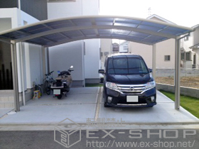 のカーポート プレシオスポート ワイド 積雪〜20cm対応 施工例