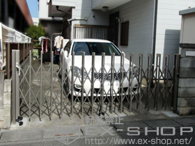 のカーゲート アルシャインII M型 Aタイプ ノンレール 片開き 350S 施工例