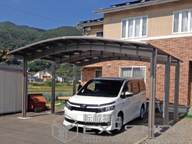 のカーポート レグナスポートシグマIII 3000 ワイド 積雪〜100cm対応 施工例