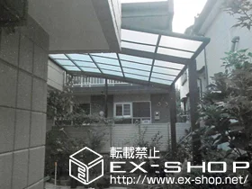 LIXIL リクシル(トステム)のカーポート ルーフポートシグマIII 積雪〜20cm対応 施工例