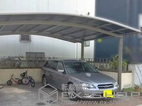 のカーポート カーブポートシグマIII ワイド 積雪〜20cm対応 施工例