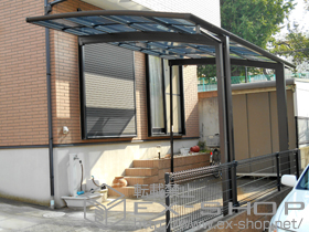 のカーポート プレシオスポート 積雪〜20cm対応＋着脱式補助柱 2本入り 施工例