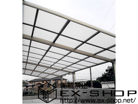 のカーポート ルーフポートシグマIII 縦連棟 積雪〜20cm対応 施工例