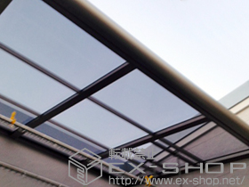 のバルコニー・ベランダ屋根 パワーアルファ F型 屋根タイプ 単体 積雪〜30cm対応 施工例