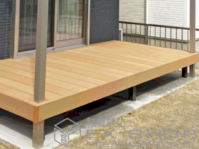 のウッドデッキ 樹ら楽ステージ 施工例