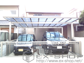 のカーポート アーキデュオ ワイド 積雪〜20cm対応 施工例