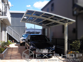 のカーポート カーブポートシグマIII 積雪〜20cm対応 施工例