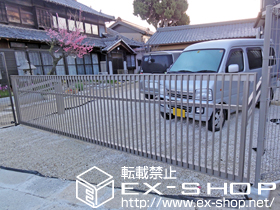 のカーゲート ワイドオーバードアS2型 電動式 施工例