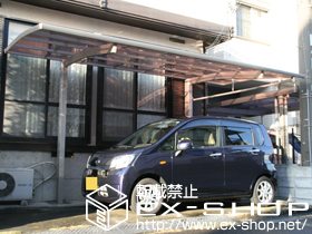 のカーポート レイナポートREグラン 前下がり 積雪〜20cm対応 施工例