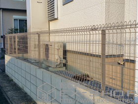 のフェンス・柵 メッシュフェンス G10-R 施工例