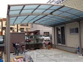 のカーポート レイナポートグラン M合掌　積雪〜20cm対応 施工例