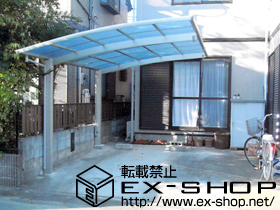 のカーポート レイナポートグラン　積雪〜20cm対応＋着脱式サポート 標準・ハイルーフ兼用 2本入り×1 施工例